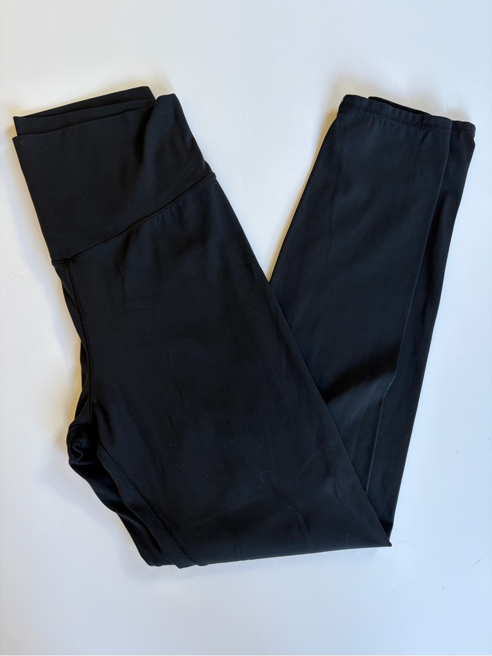 Full Tilt Classic Simple Black High-Waist Leggings Everyday Comfy Pants Siz Med